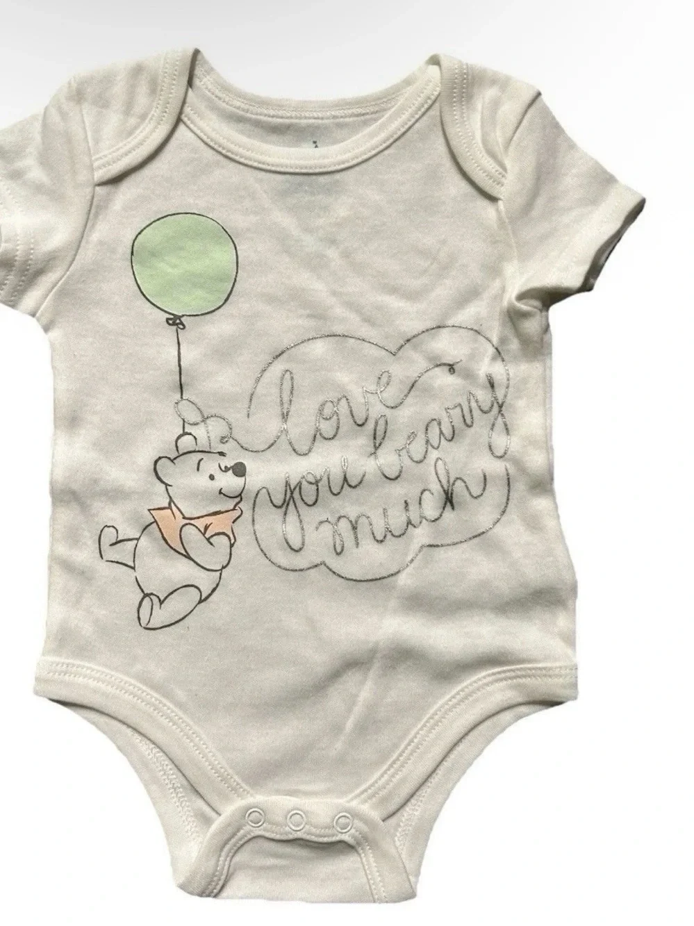 Disney Baby 8 Piece Lot Mickey Pooh Toy Story Bodysuits Size 0-3 Months